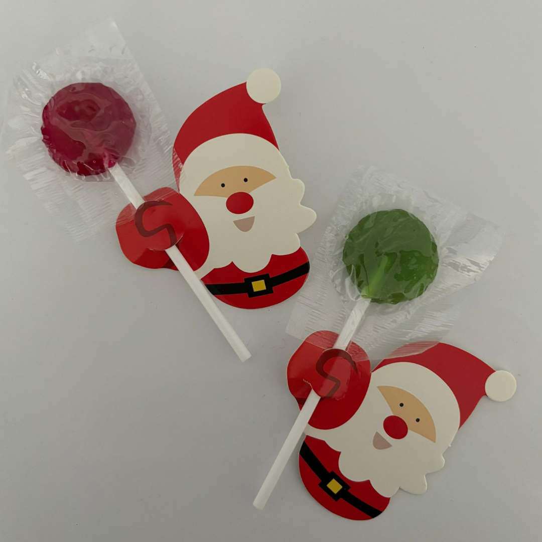 Santa lollipop