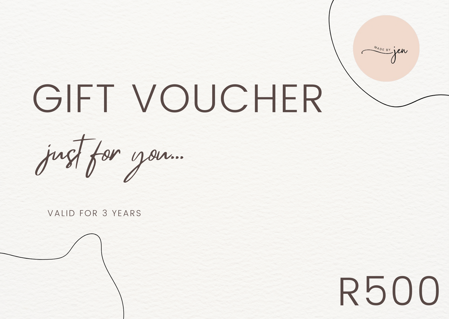 Gift voucher