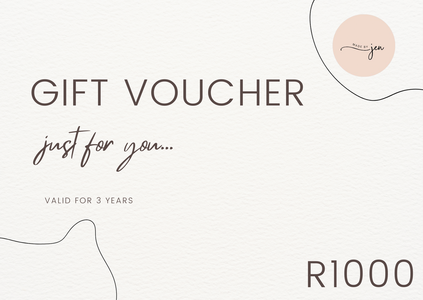 Gift voucher