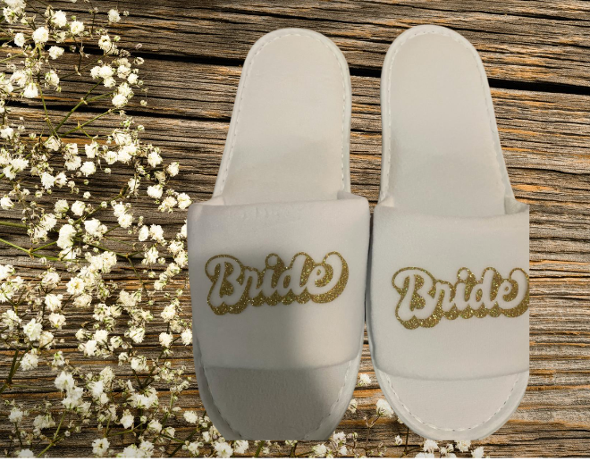 Bride slippers