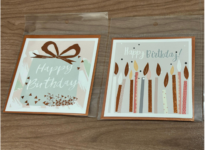 Mini birthday card โ Made by Jen