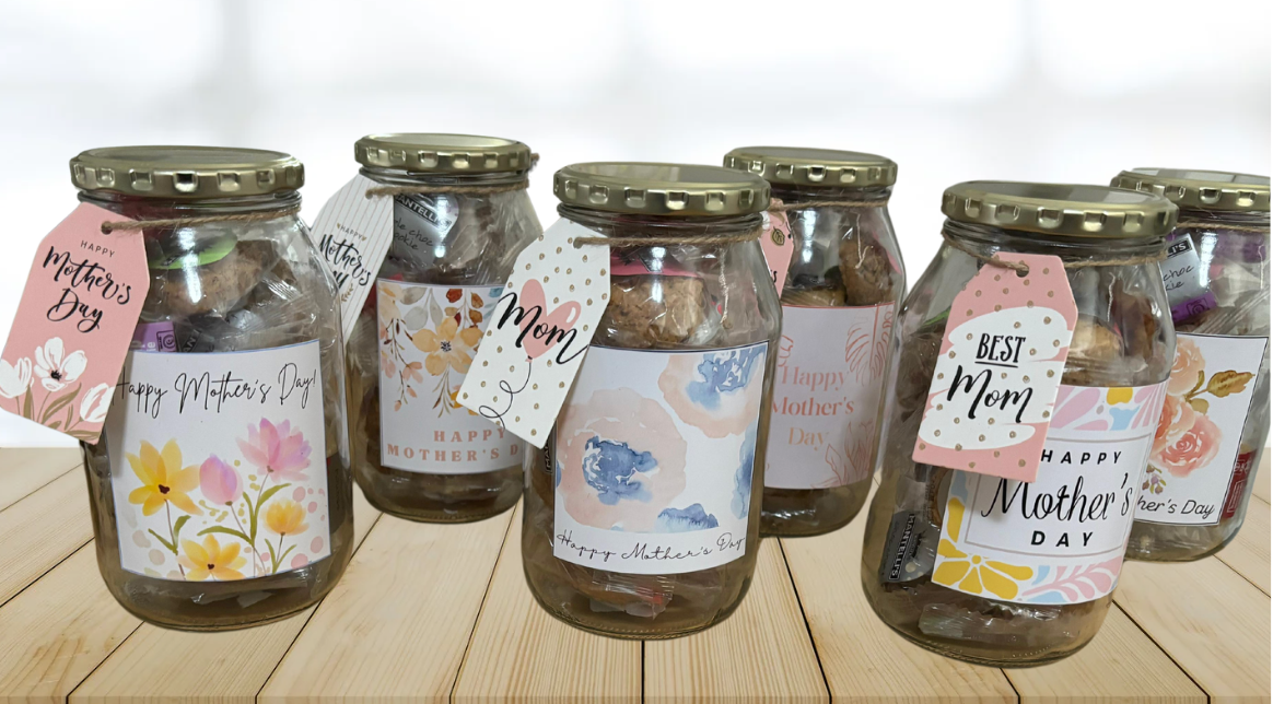 Mother's day biscuit jar