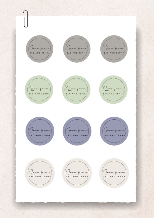 Personalised stickers