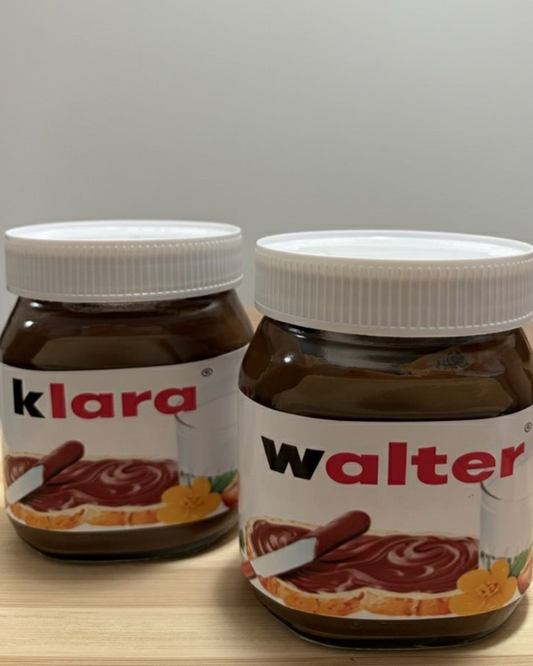 Personalised Nutella Jar